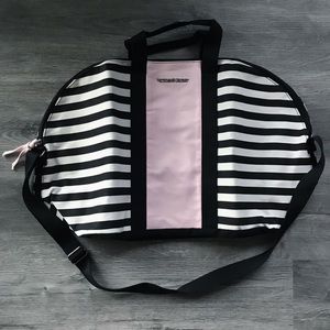 NWOT Victoria’s Secret Weekender Bag Pink Black
